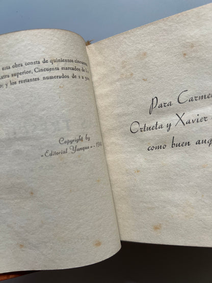 Las trescientas, ocho siglos de lírica castellana que recoge Juan Ramón Masoliver - Editorial Yunque, 1941