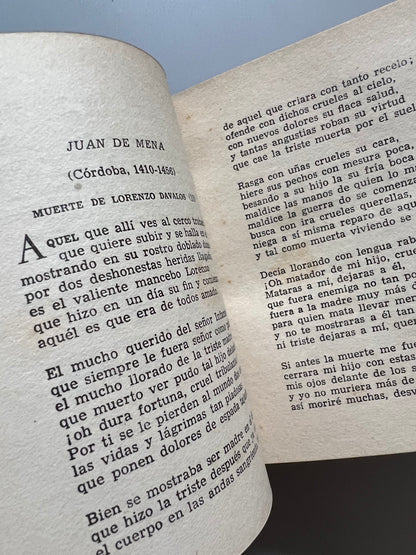 Las trescientas, ocho siglos de lírica castellana que recoge Juan Ramón Masoliver - Editorial Yunque, 1941