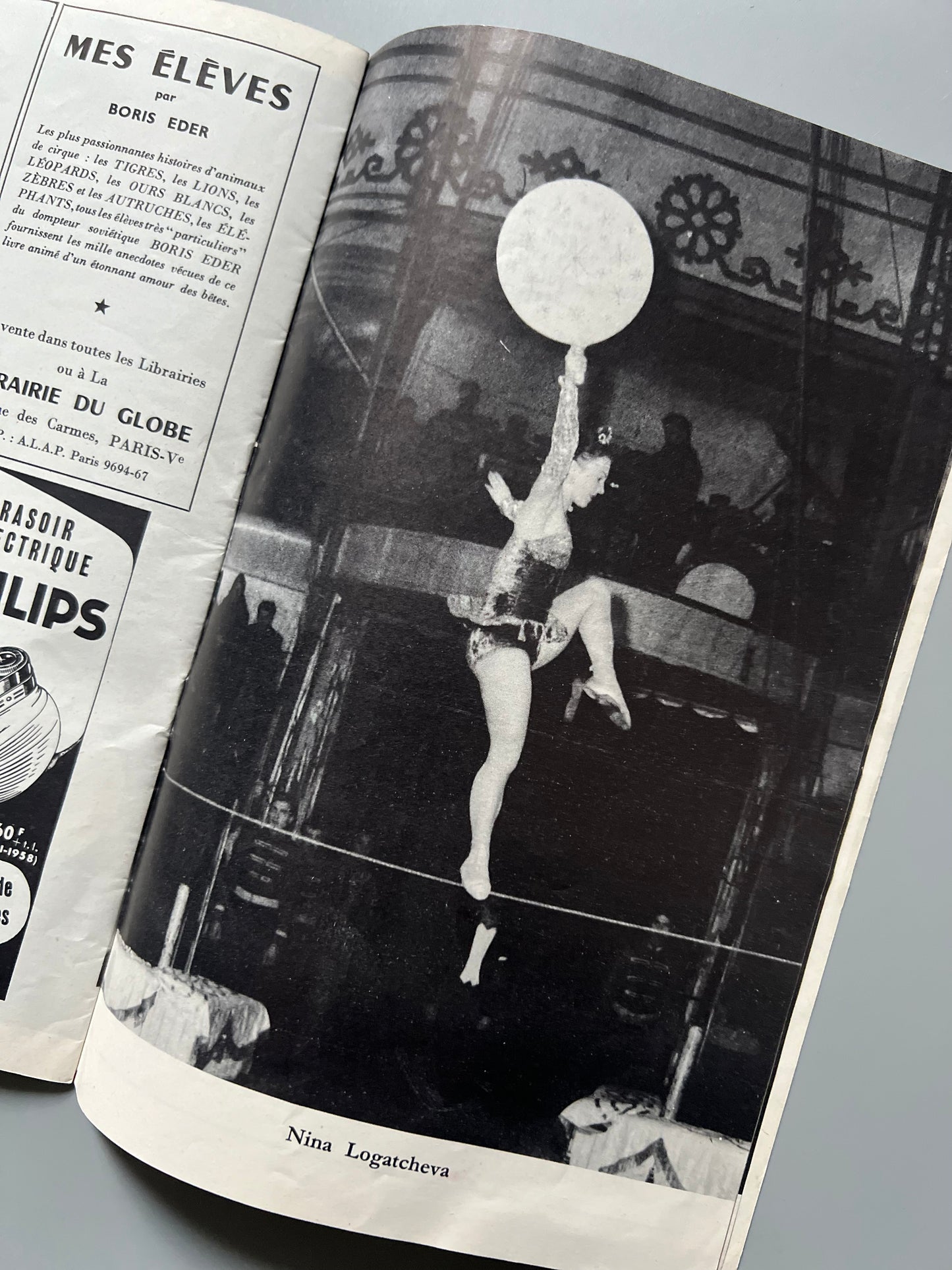 Programa del Circo de Moscou, Le Cirque d'etat de Moscou - 1958