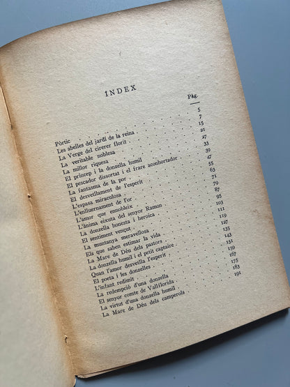 Les abelles del jardí de la reina i altres contes, J. Civera Sormani - Imp. Editorial Manresa, 1925