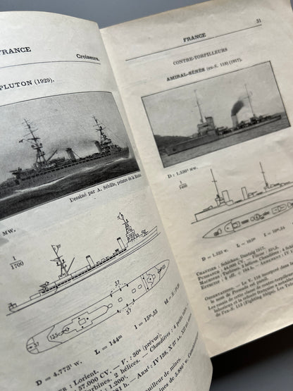 Les flottes de combat 1931, Commandant Balincourt y Vincent-Bréchignac - Sociétè d'Editions, 1931