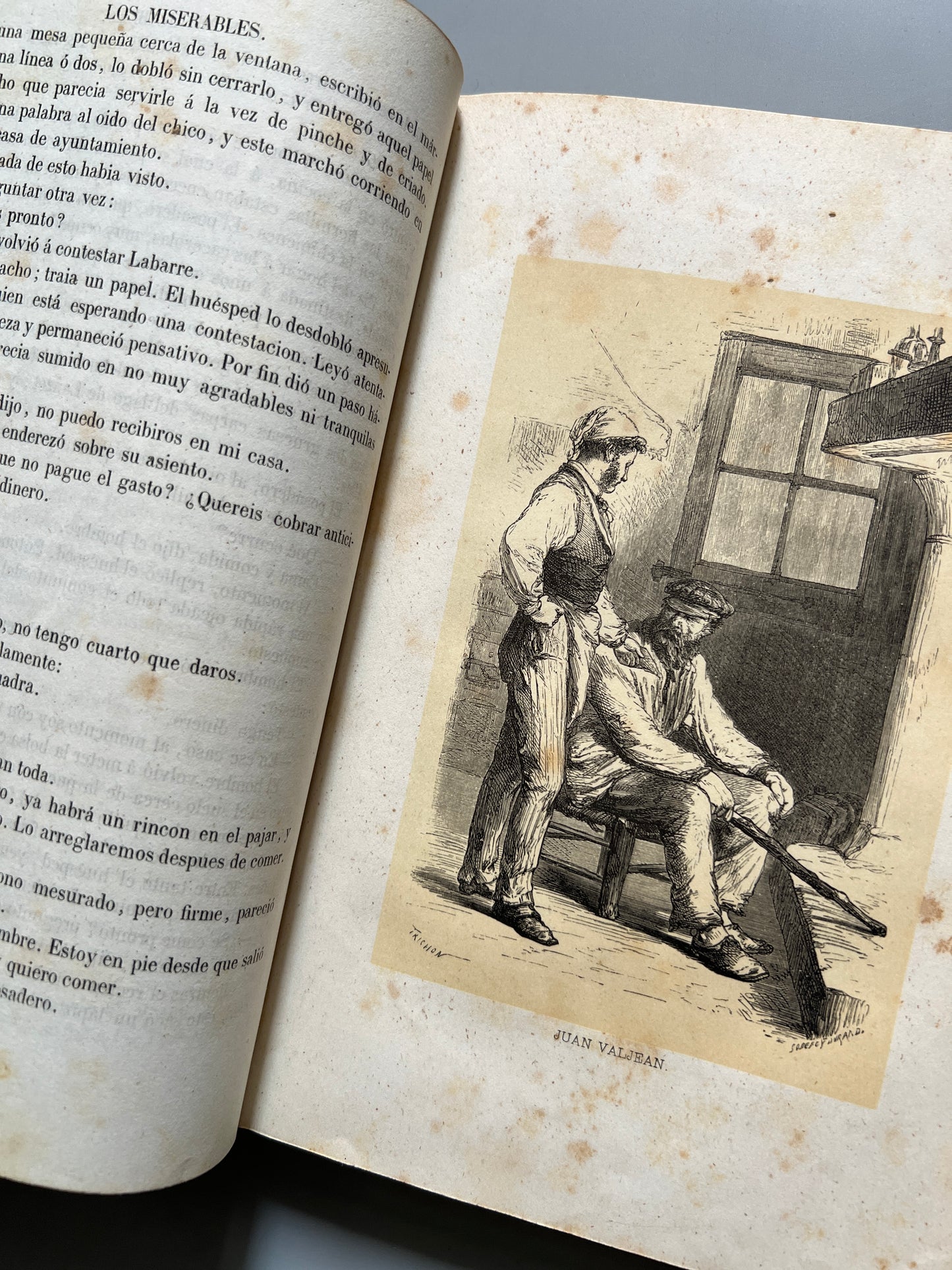 Los Miserables, Victor Hugo - Imprenta y librería de Gaspar y Roig, 1863