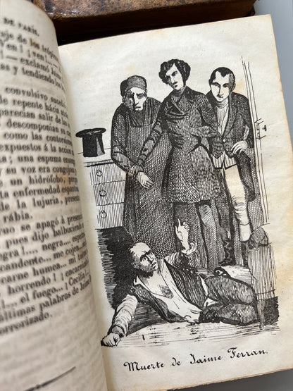 Los misterios de Paris, Eugenio Sue - Imprenta de Saurí, A. Gaspar y Berdaguer, 1845