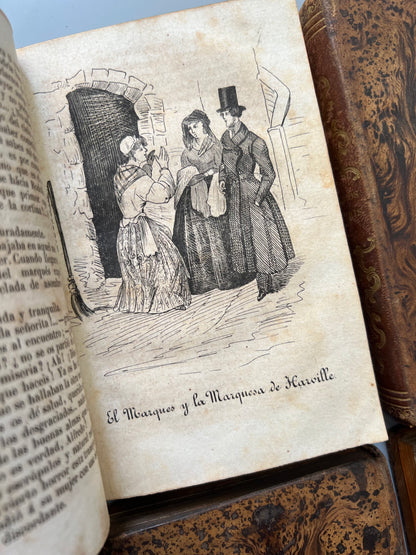 Los misterios de Paris, Eugenio Sue - Imprenta de Saurí, A. Gaspar y Berdaguer, 1845