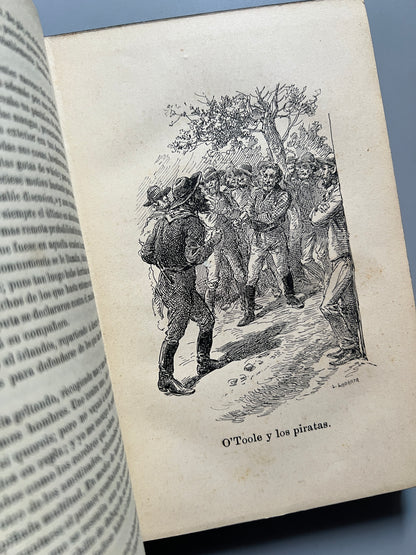 Los piratas del Mississipi, F. Gerstaecker - Gallach Editor, 1898