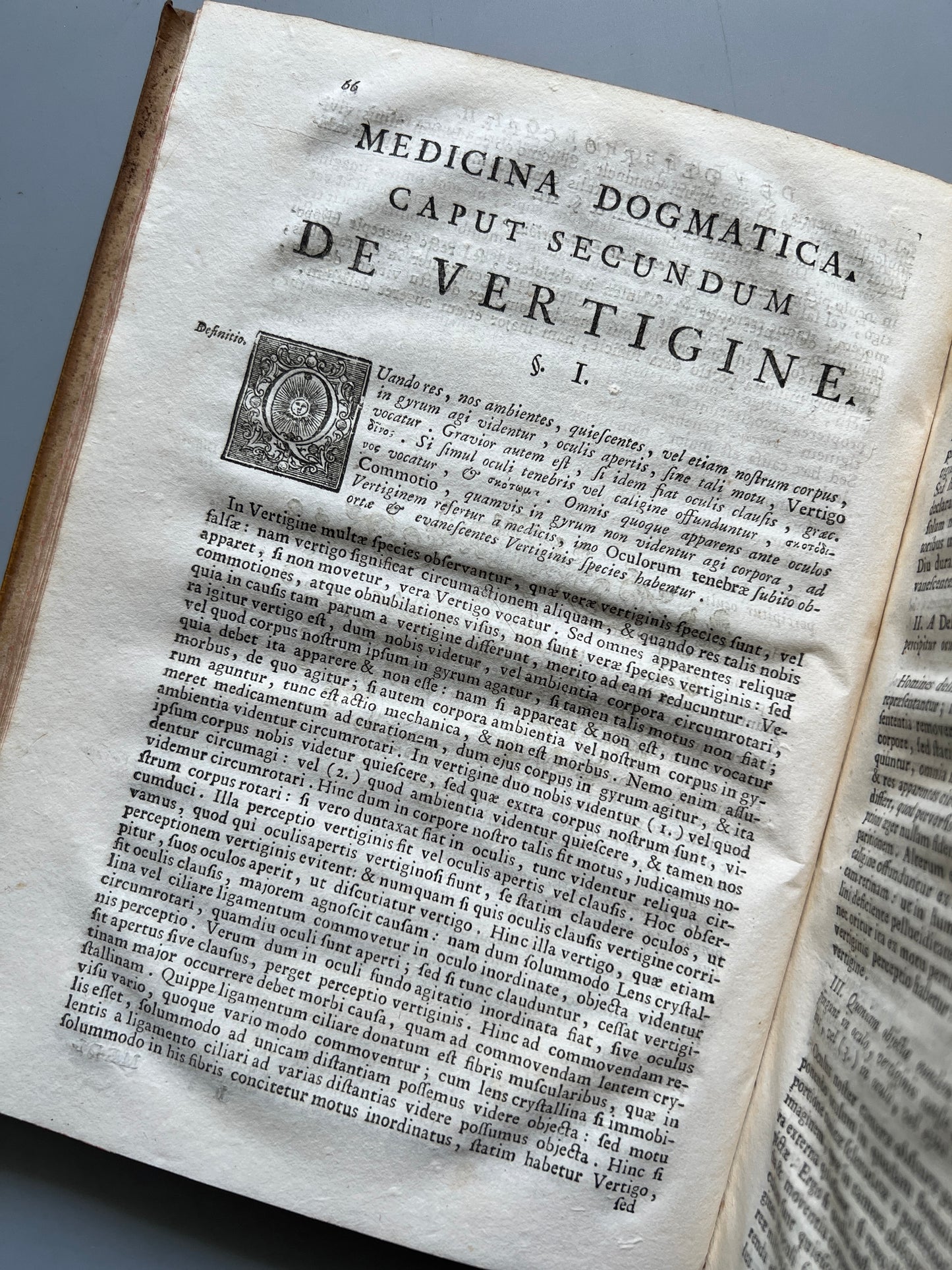 Medicina dogmatica seu opuscula medico practica, tres morbos particulares, delirium, vertiginem et tussim, Joannis de Gorter - Patavii, 1755