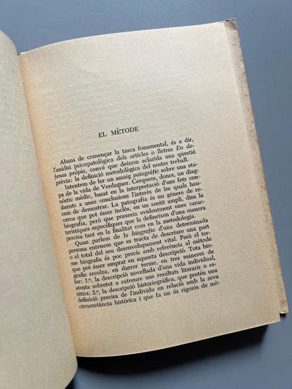 Mossèn Cinto vist pel psiquiatre, Delfí Abella (ejemplar numerado, nº314 - Editorial Barcino, 1958