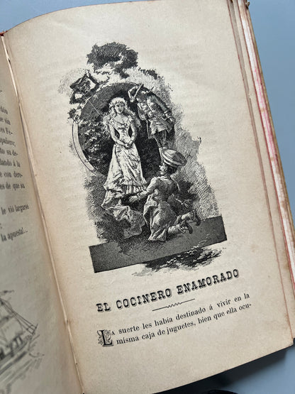 Niños y pájaros, novelas infantiles, Alfonso Pérez Nieva - Librería de Antonio J. Bastinos, 1892