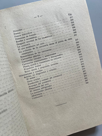 Nuevo tratado del automóvil moderno, Charles H. Curtis - Antonio Roch editor, ca. 1955
