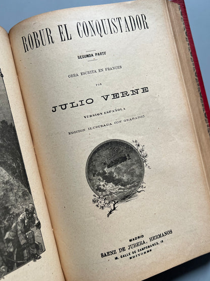 Obras completas de Julio Verne, tomo VII - Saenz de Jubera, ca. 1900