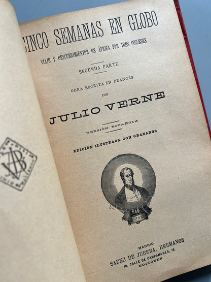 Obras completas de Julio Verne, tomo I - Saenz de Jubera, ca. 1900