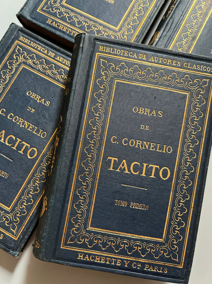 Obras de Cayo Cornelio Tácito - Librería de L. Hachette y Cª, 1867