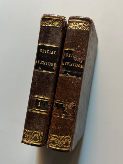 El oficial aventurero, Walter Scott - Biblioteca de Damas, 1833