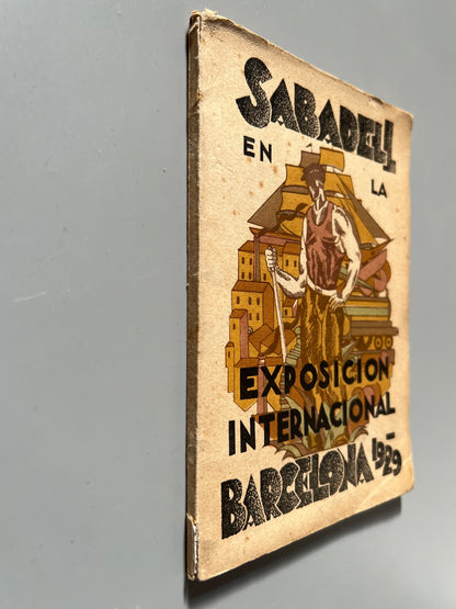 Sabadell en la Exposición Internacional de Barcelona 1929