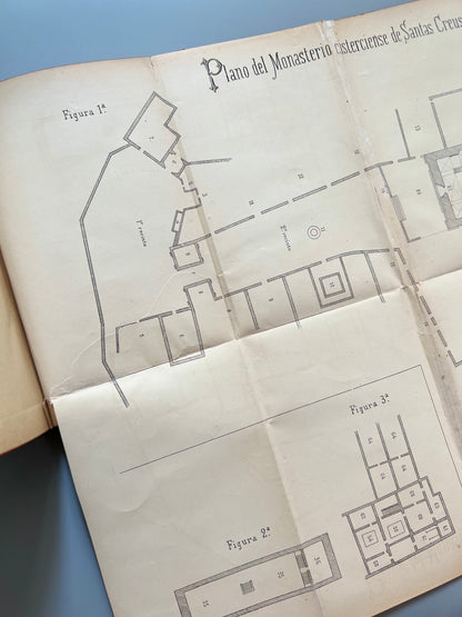 Santas-Creus descripción artística de este famoso monasterio, Teodoro Creus Corominas - Villanueva y Geltrú, 1884