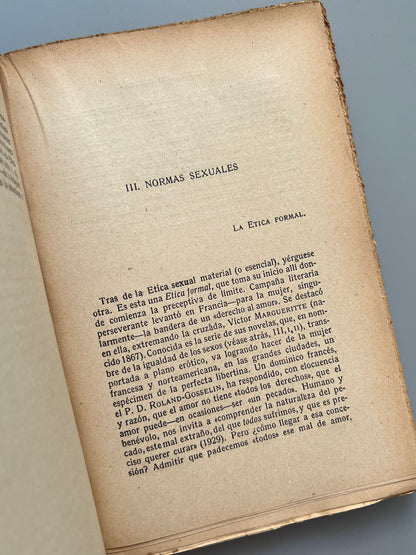 La sexología (ensayos), Quintiliano Saldaña - Mundo Latino, 1930