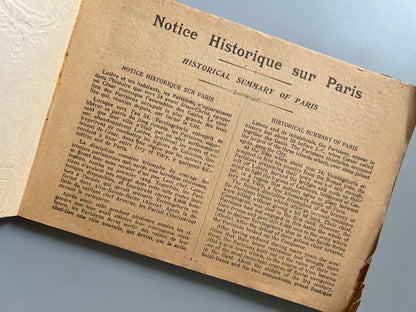 Souvenir antiguo de Paris - Le Deley imp., ca. 1920