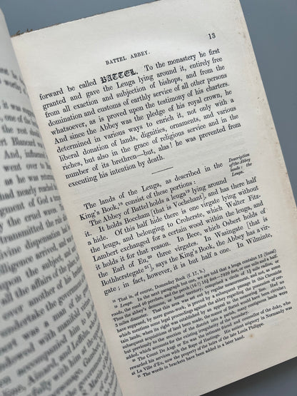 The chronicle of Battel Abbey from 1066 to 1176, Mark Antony Lower - John Russell Smith, 1851