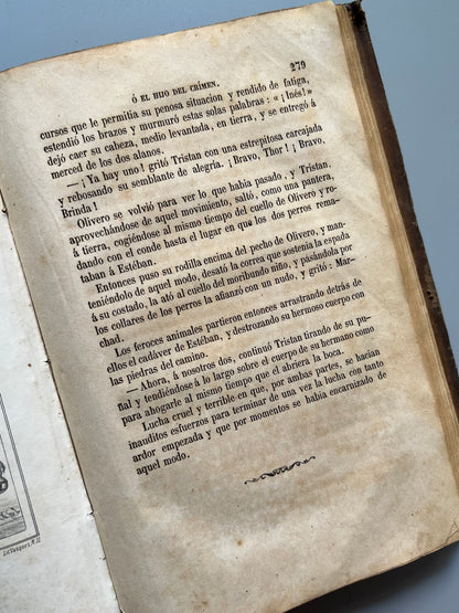 Tristán o El hijo del crimen, Alejandro Dumas (hijo) - Establecimiento tipográfico de Juan Vilá y Cª, 1861