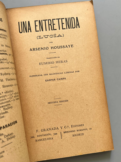 Una entretenida (Lucía), Arsenio Houssaye - Colección Ambos Mundos, ca. 1910