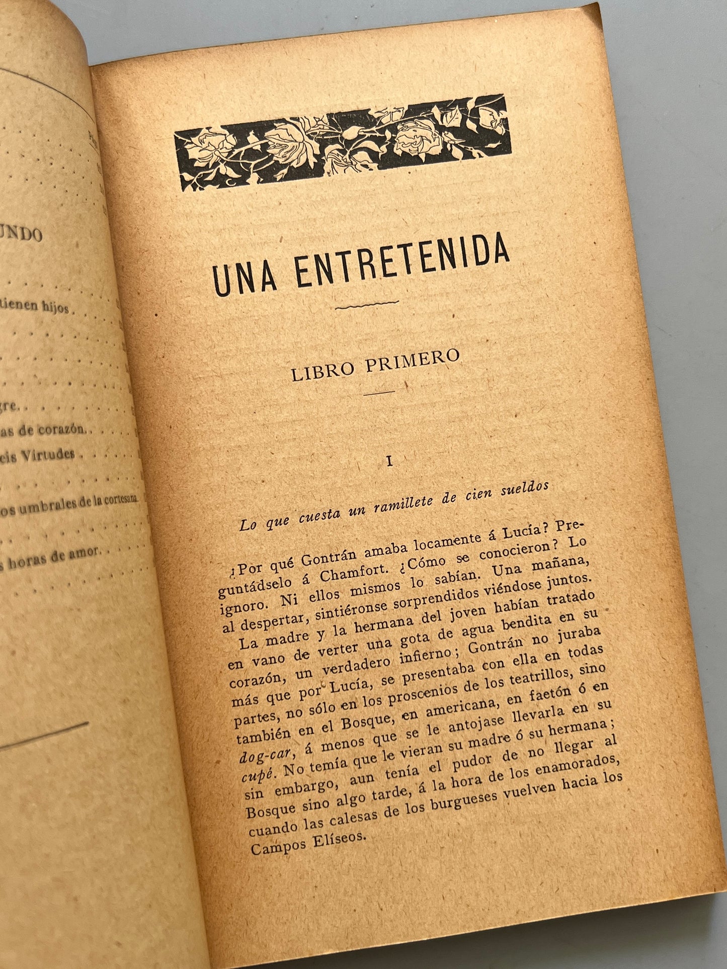 Una entretenida (Lucía), Arsenio Houssaye - Colección Ambos Mundos, ca. 1910