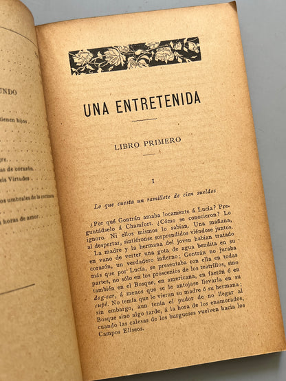 Una entretenida (Lucía), Arsenio Houssaye - Colección Ambos Mundos, ca. 1910