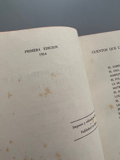 Cuentos populares rusos, Magín Valls - Editorial Baguña Hnos., 1954