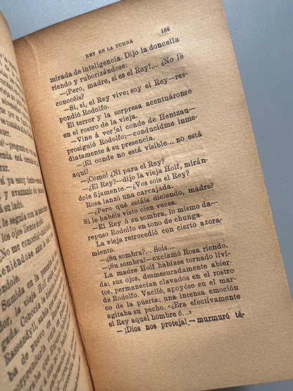 Rey en la tumba, Anthony Hope - E. Domenech, 1910