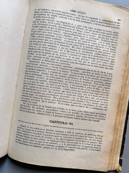 Historia de Gil Blas de Santillana, Lesage - Imprenta de Luis Tasso, 1874