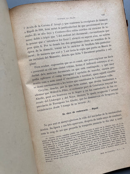 Historia de Catalunya, Antoni Aulestia y Pijoan - Centre editorial artístic de Miquel Seguí, ca. 1900