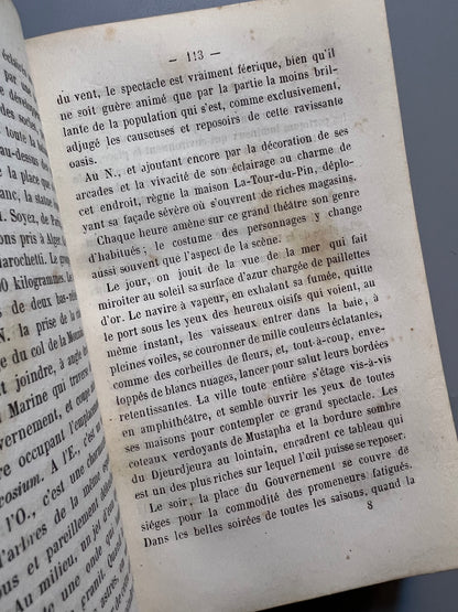 Indicateur général de l'Algérie, Victor Berard - Bastide libraire-editeur, 1867