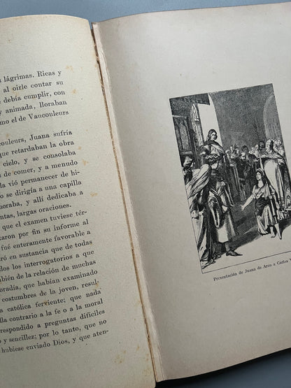 Juana de Arco, reseña histórica de Pedro Umbert - Imprenta de Henrich y Cª, ca. 1909