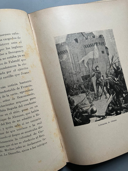 Juana de Arco, reseña histórica de Pedro Umbert - Imprenta de Henrich y Cª, ca. 1909