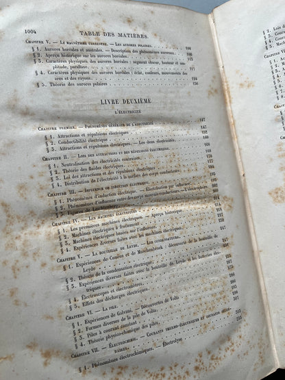 Le magnétisme et l'électricité, Amédée Guillemin - Libraire Hachette 1883