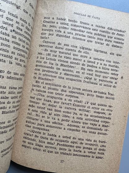 Orgullo de casta, M. Maryan - Saturnino Calleja, ca. 1940