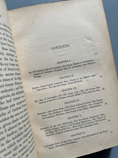 Scenes and legends of the north of Scotland, Hugh Miller - Johnstone & Hunter, 1850