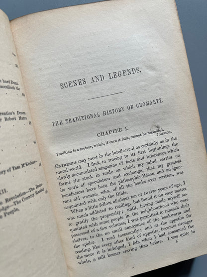 Scenes and legends of the north of Scotland, Hugh Miller - Johnstone & Hunter, 1850