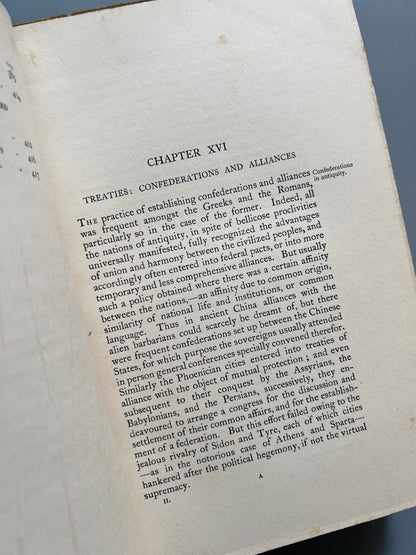 The international law & costum of ancient Greece and Rome, Coleman Phillipson (Vol. II) - Macmillan and Co, 1911