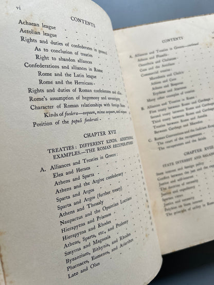 The international law & costum of ancient Greece and Rome, Coleman Phillipson (Vol. II) - Macmillan and Co, 1911