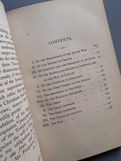 The story of the last days in Jerusalem from Josephus, Alfred. J. Church - Seeley, Jackson & Halliday, 1883