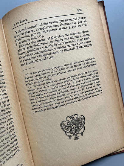 Cervantes y su época (lecturas cervantinas) 1616-1916, Joaquín López Barrera - Biblioteca Hispano-Americana de divulgación, 1916