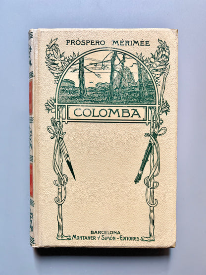 Colomba, Próspero Mérimée. Montaner y Simón, 1908