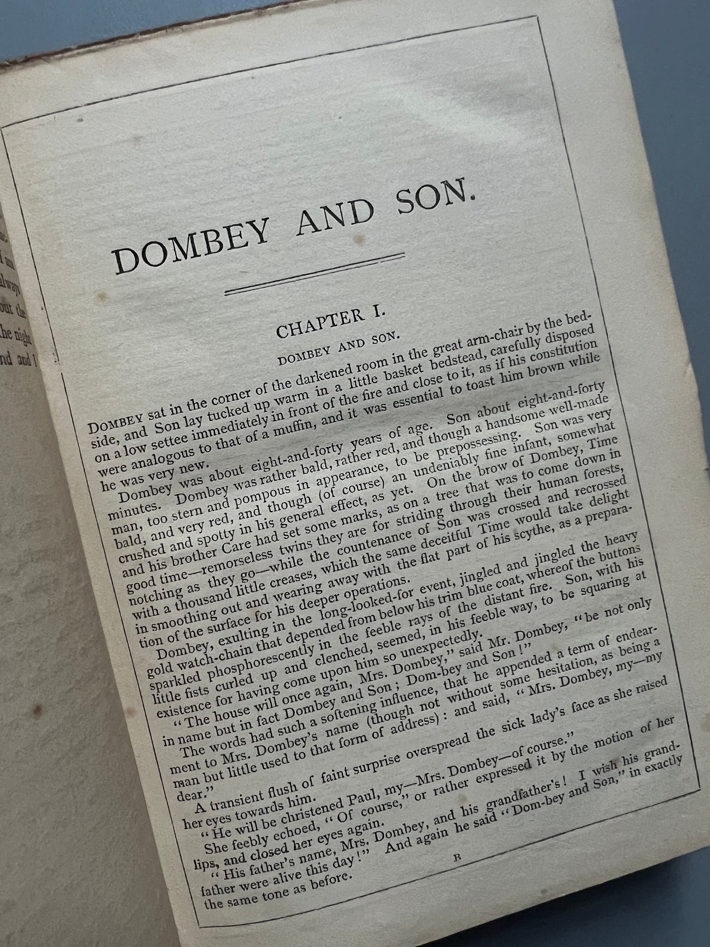 Dombey and son, Charles Dickens. The Charles Dickens edition - Chapman and Hall, ca. 1900