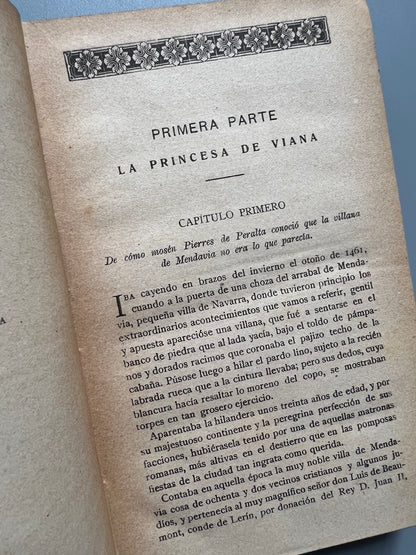 Doña Blanca de Navarra, Francisco de Navarro Villoslada - Apostolado de la prensa, 1916