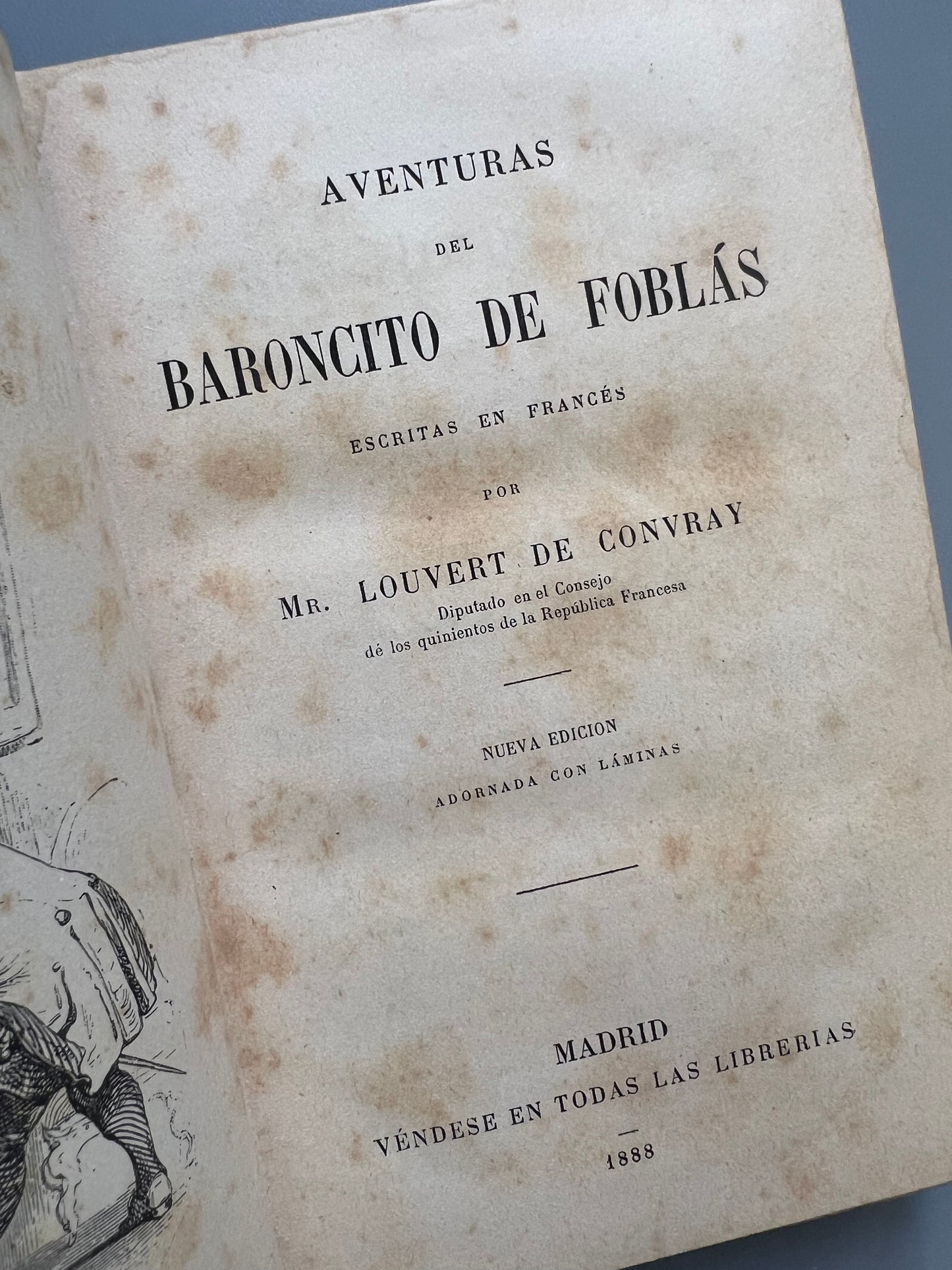 Aventuras del baroncito de Foblás, Louvert de Convray - 1888