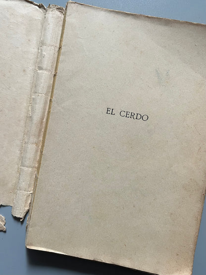 El cerdo, tratado completo de salchichería, Rafael Salavera y Trías - Librería de Francisco Puig, 1924