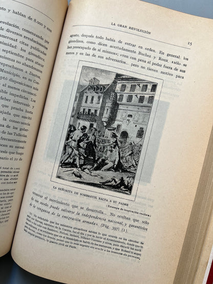 La gran revolución. Historia de la revolución francesa, Pedro Kropotkine - Casa editorial Maucci, ca. 1930