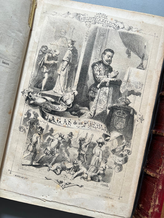 Las plagas de un pueblo, Florencio Luis Parreño - Oficina tipográfica del hospicio, 1870