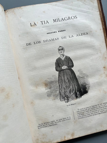 Los dramas de aldea, Vizconde Ponson du Terrail - Administración del Correo de Ultramar, 1870