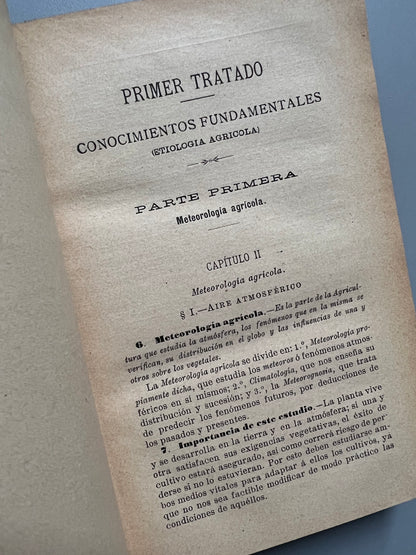 Tratado de agricultura elemental, Requejo y Tortosa - Avrial impresor, 1901